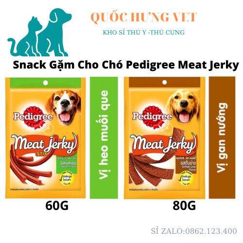 0Bánh gặm ăn vặt cho chó Pedigree 60 Gr -QUỐC HƯNG VET