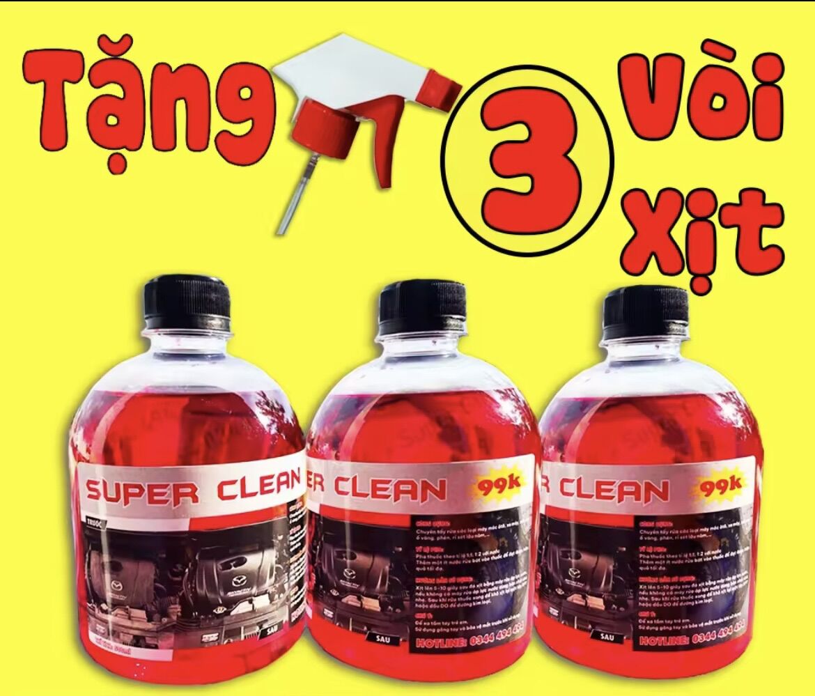 (Freeship) OCEAN dung dịch tẩy rửa lóc máy siêu sạch