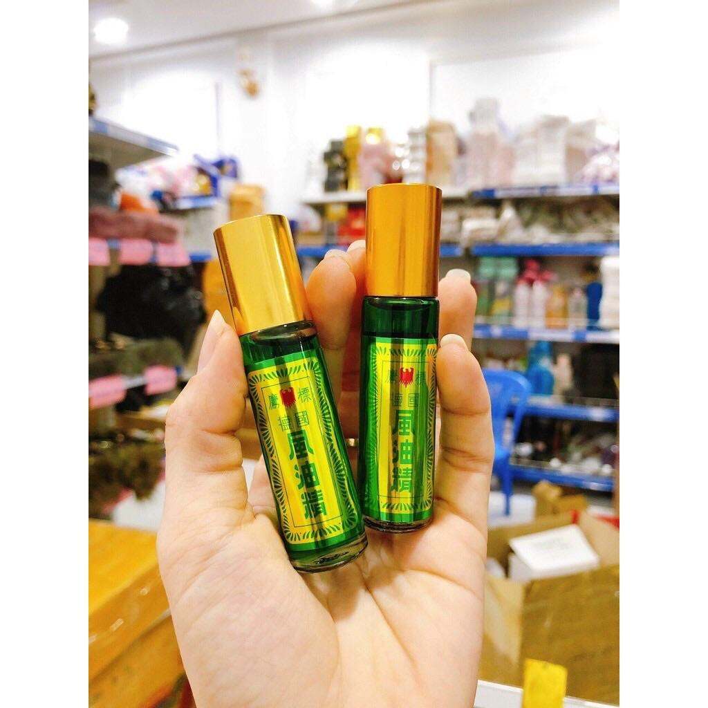 Combo 2 chai dầu gió xanh con ó dạng lăn