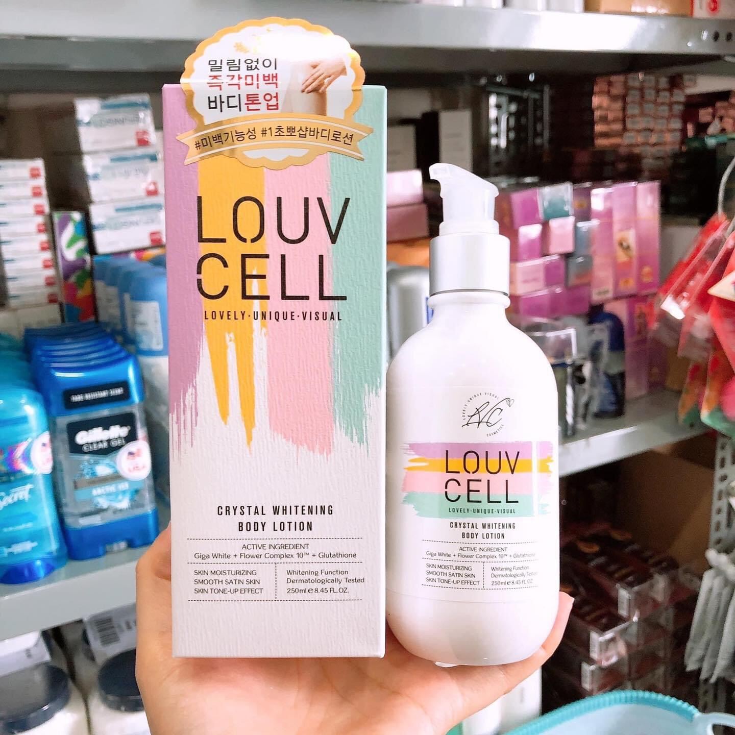 kem dưỡng trắng body Louv Cell