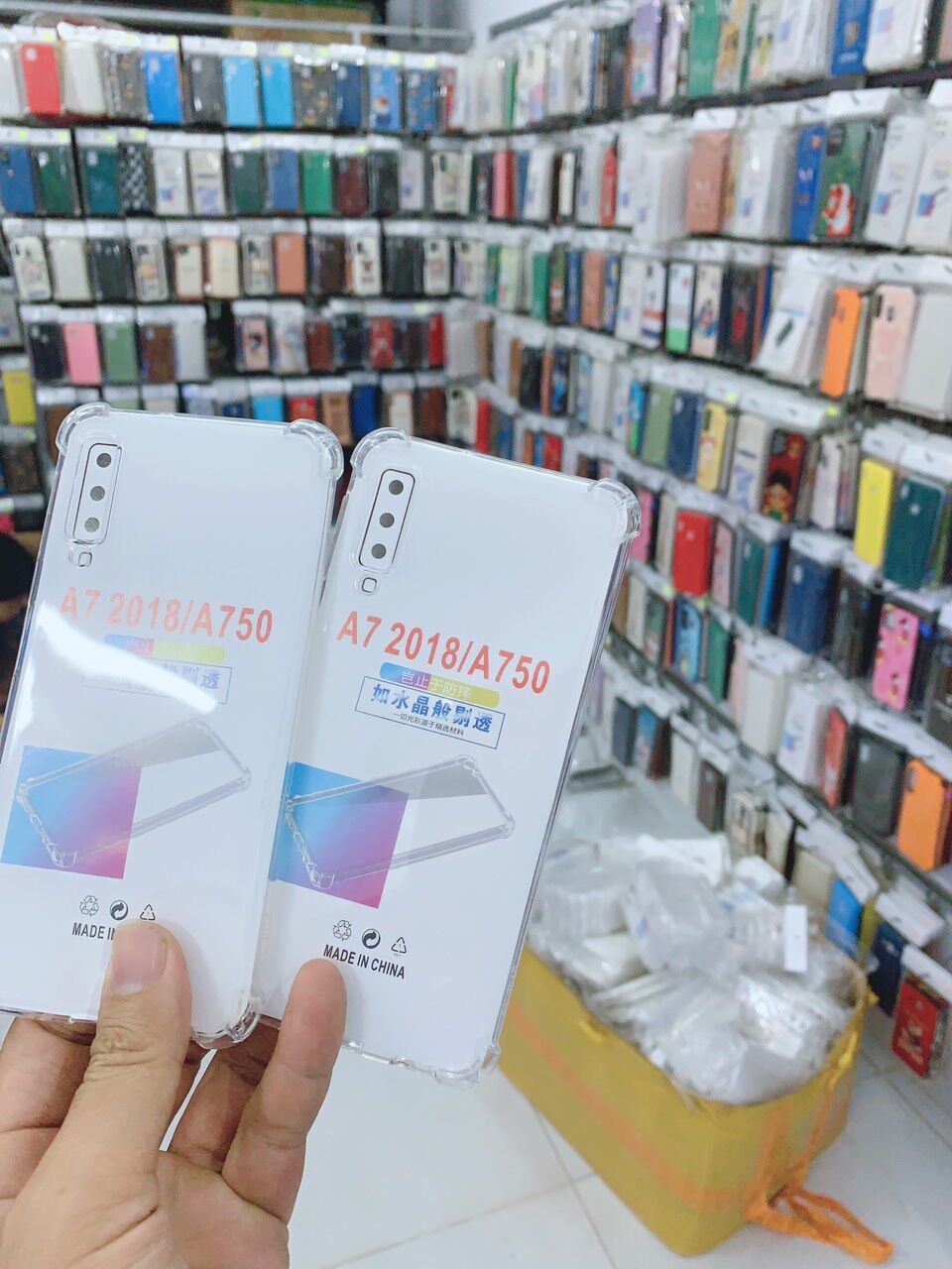 Ốp chống sôc sam sung a750, a7 2018 chống sốc 4 cạnh