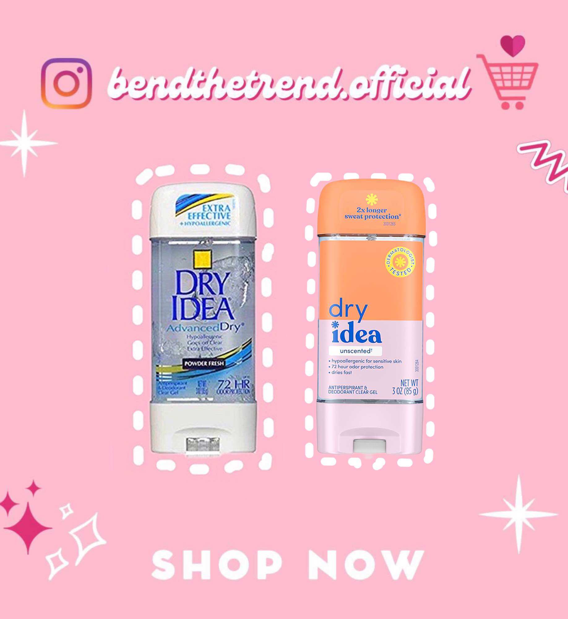 Lăn khử mùi không mùi dry idea advanced dry