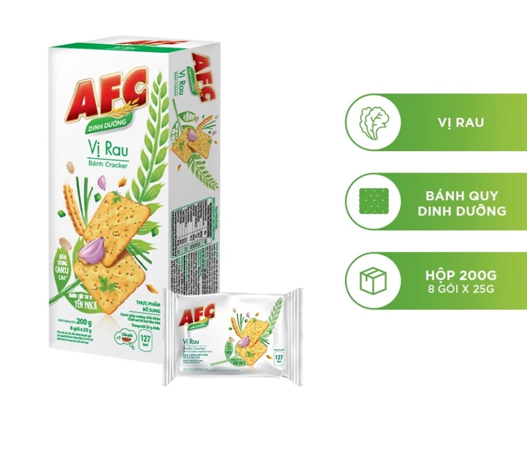 (Chính Hãng) Bánh AFC Đủ Vị_86gr, 172gr