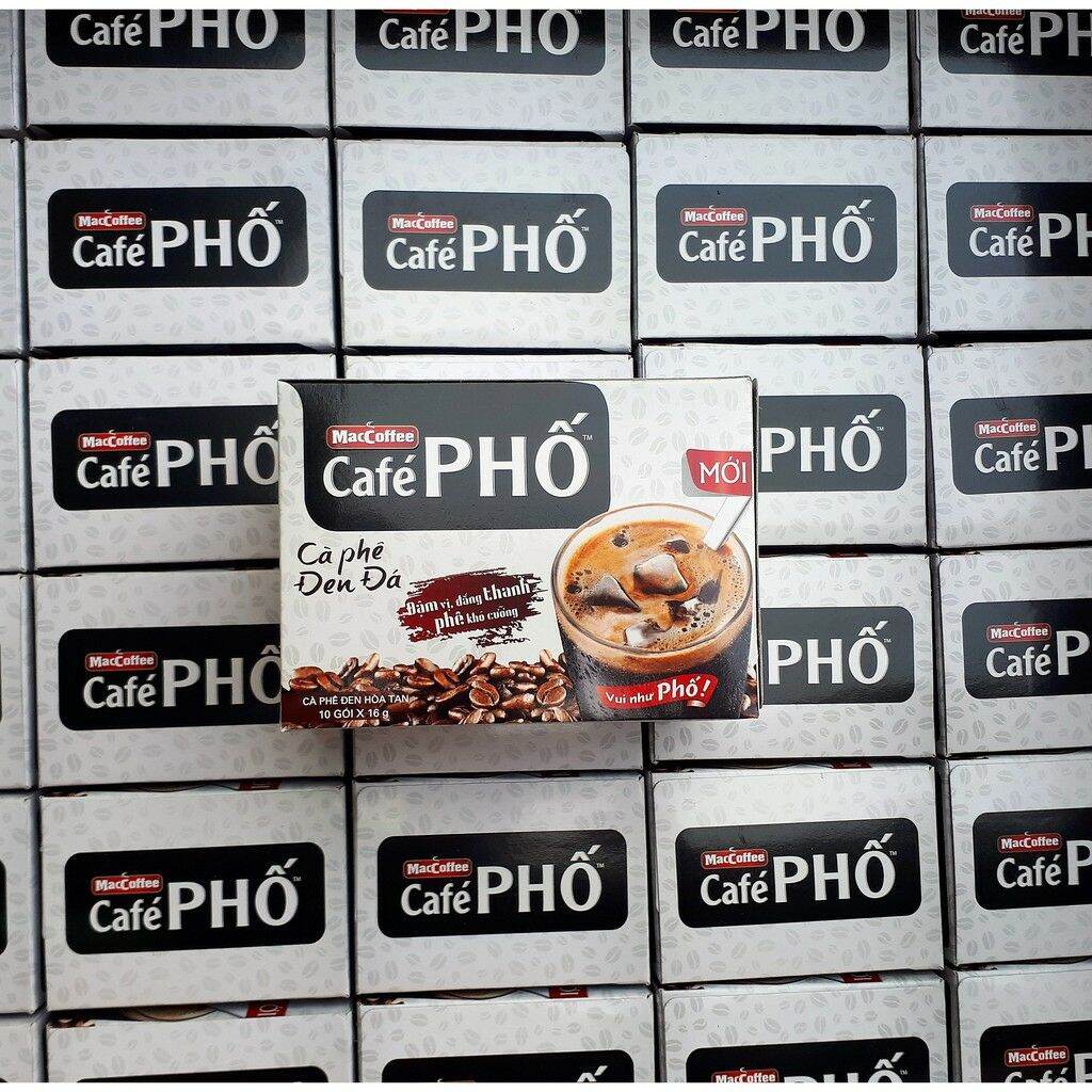 Cà phê phố cà phê đen dây 10 gói