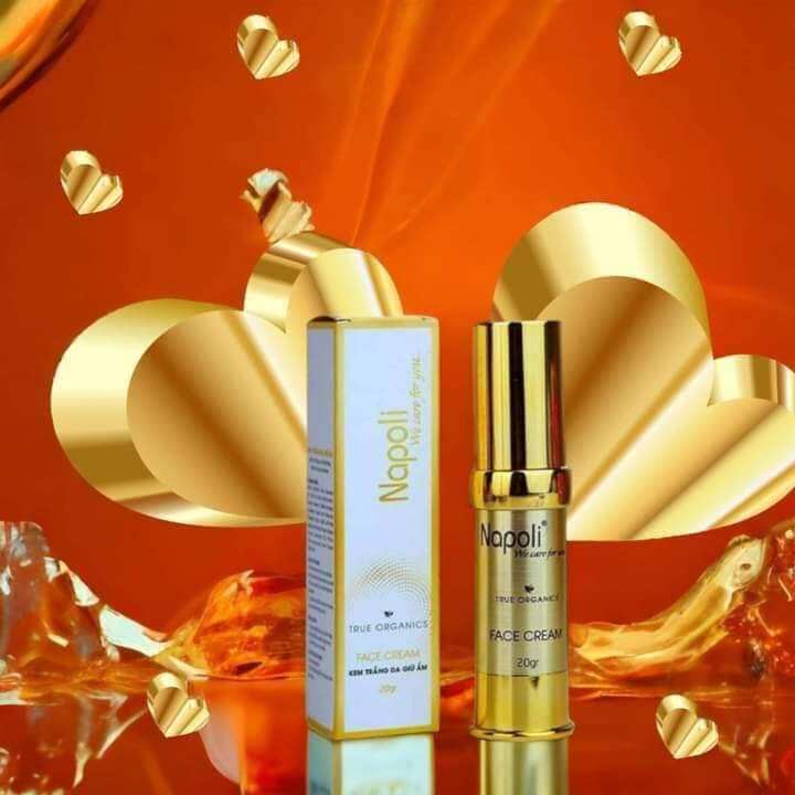 KEM FACE DƯỠNG ẨM TRẮNG DA NAPOLI lọ (20gr)