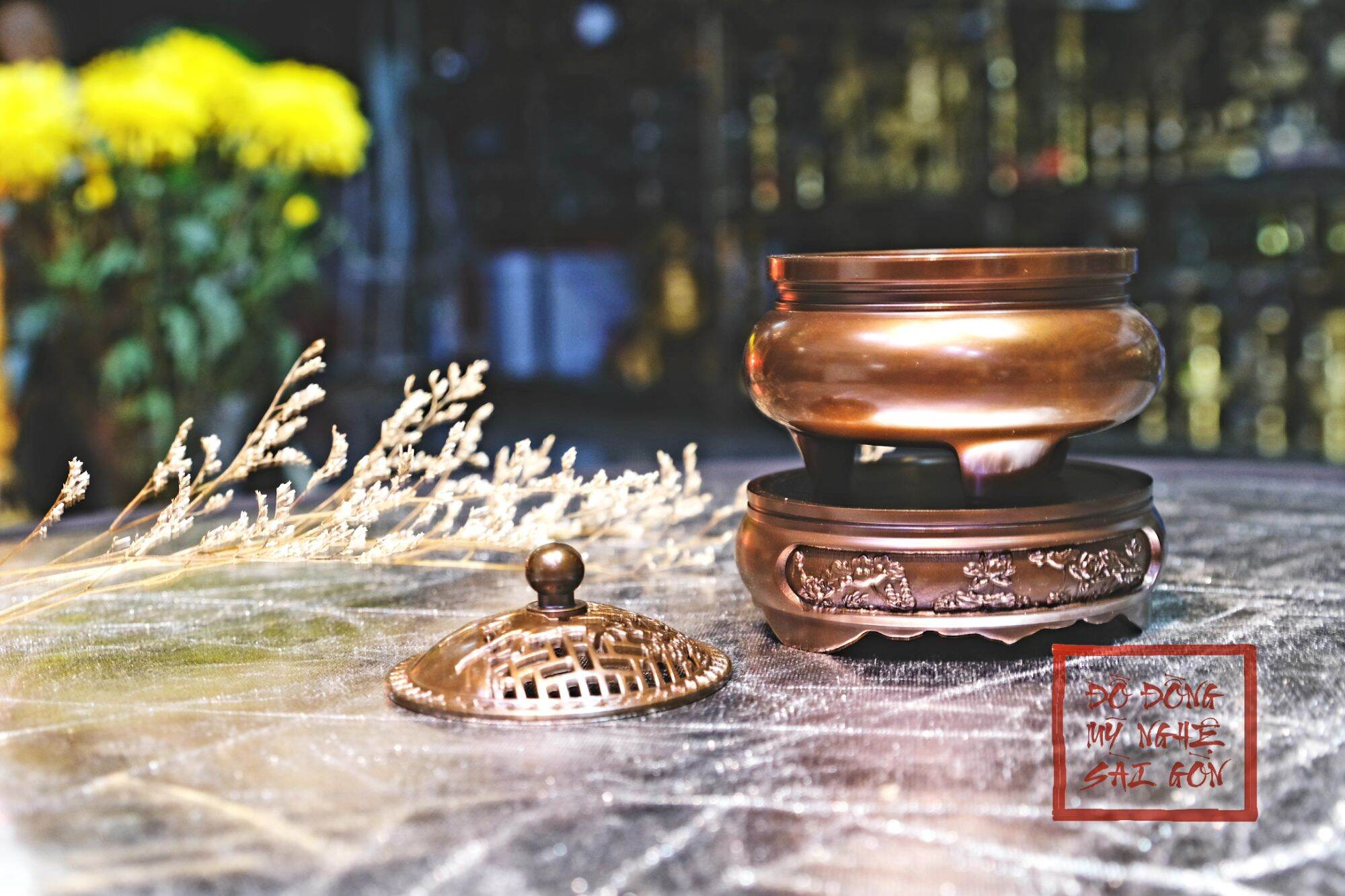 Lư Xông Trầm Bằng Đồng Cao Cấp