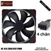 Noctua | Quạt Làm Mát Vỏ Máy Tính Noctua NF-A14 Industrial PPC 140mm 12V 4Pin PWM Lưu Lượng Gió Cao Tiếng Ồn Thấp Cho Thiết Bị Công Nghiệp