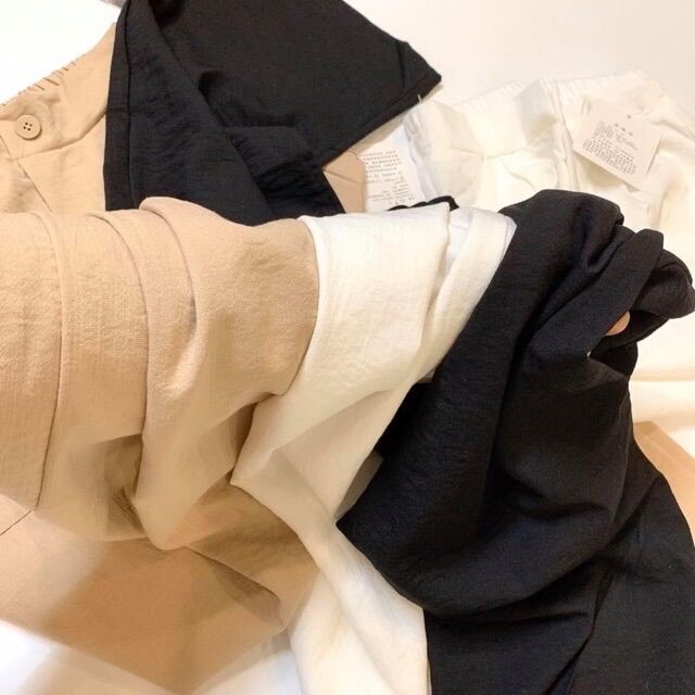 Quần culottes đũi xuông dài_N009