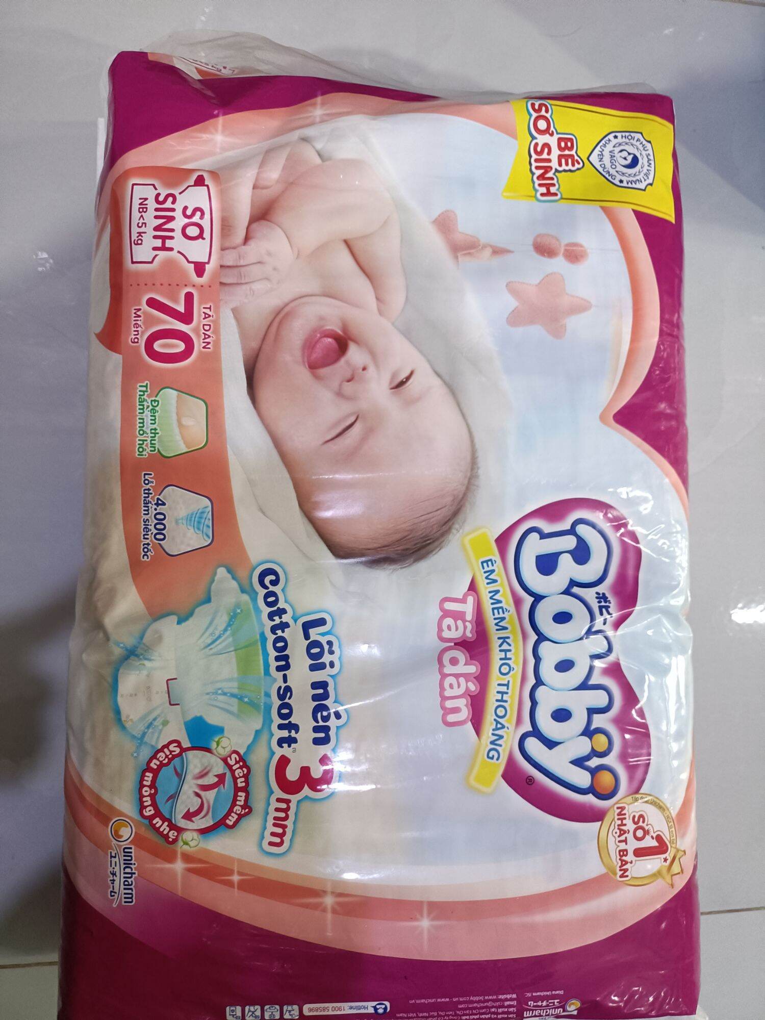 Tả Dán Sơ Sinh XS70