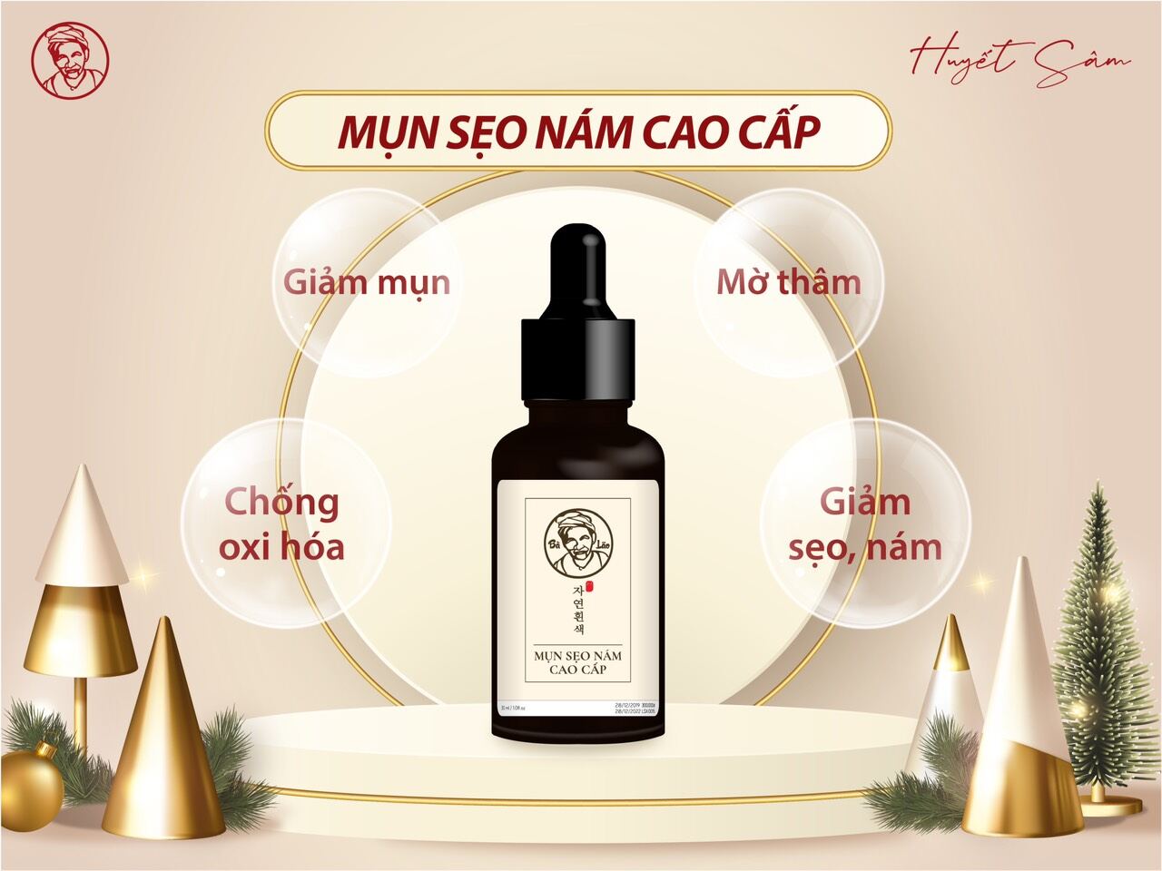 Serum tái tạo cao cấp bà lão mẫu mới chính hãng 100% 2022