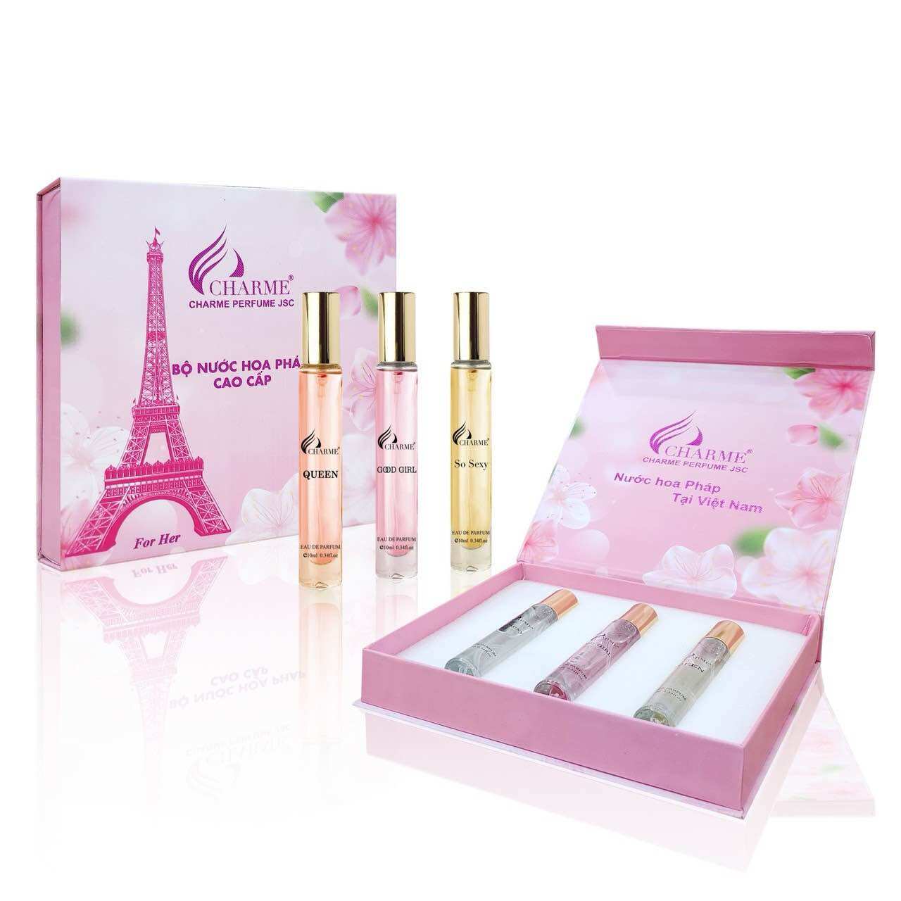 Set 2 nước hoa good girl 20ml - Set 3 nước hoa Chame