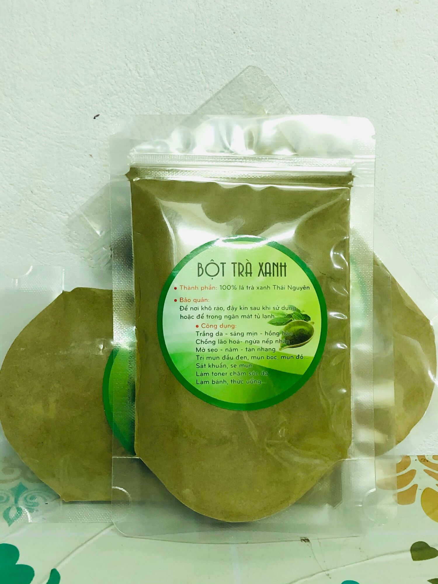 100gr Bột Trà Xanh (Matcha) Nguyên Chất