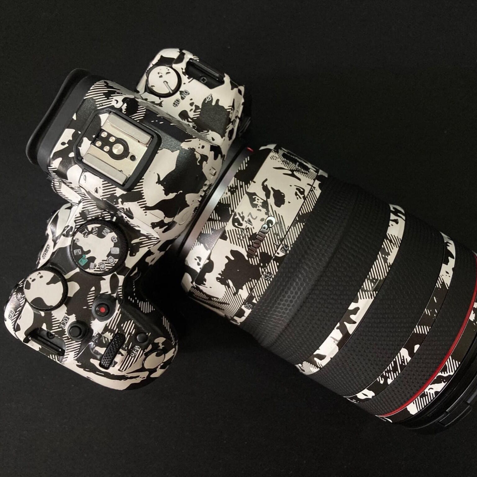 Miếng dán, skin 3M white carmo urban cho máy ảnh Canon Mirroless R/Rp/R5/R6...
