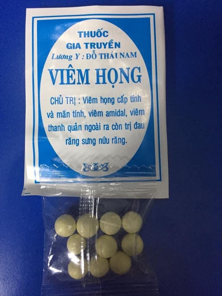 50 gói viêm họng đỗ thái nam