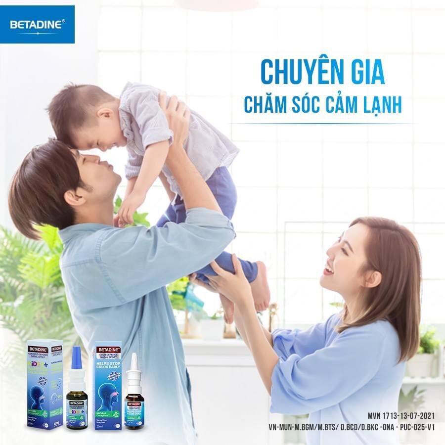 BETADINE KIDS COLD NASAL SPRAY (XỊT MŨI TRẺ EM) 20ml