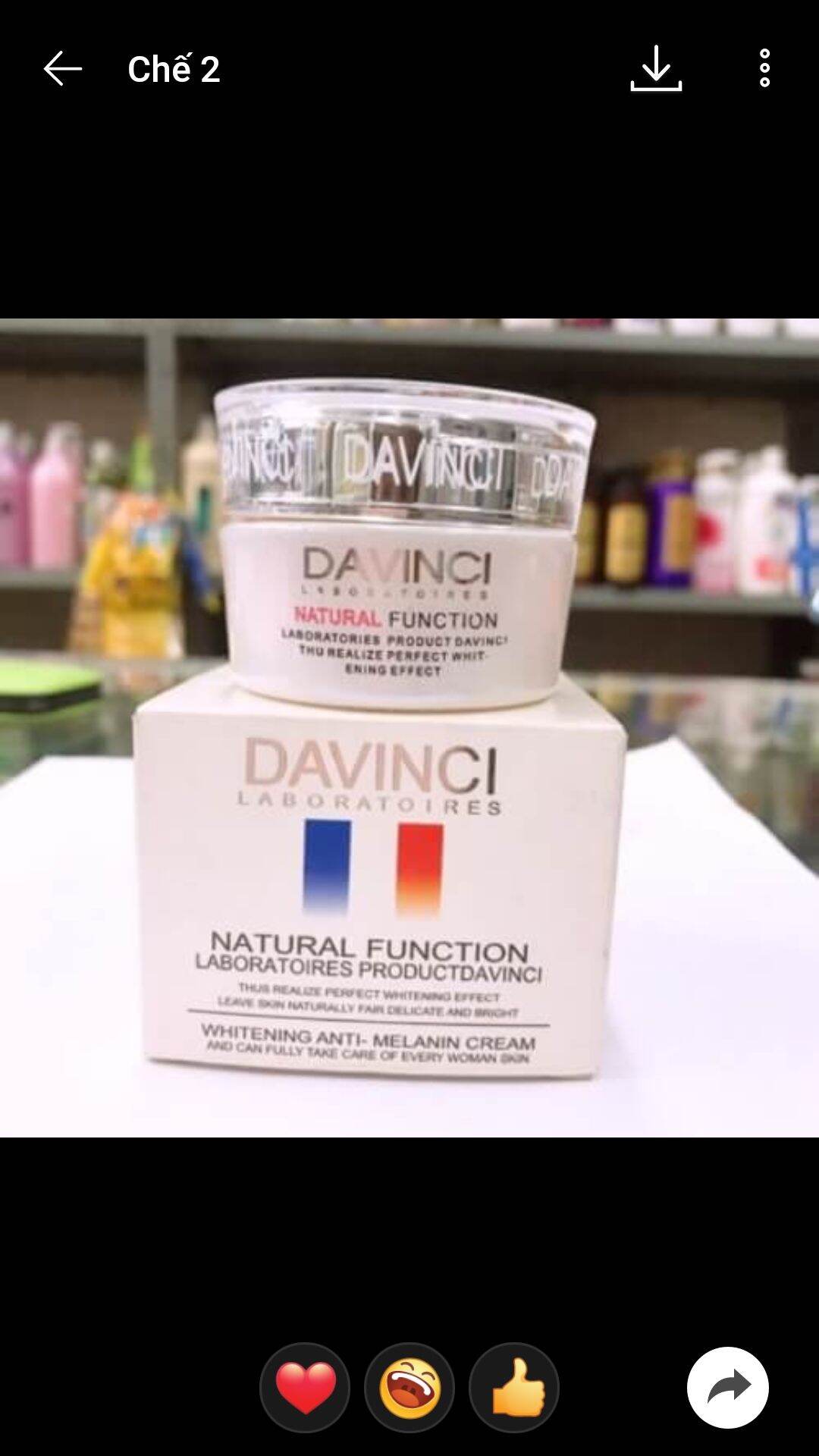 Davinci dưỡng da