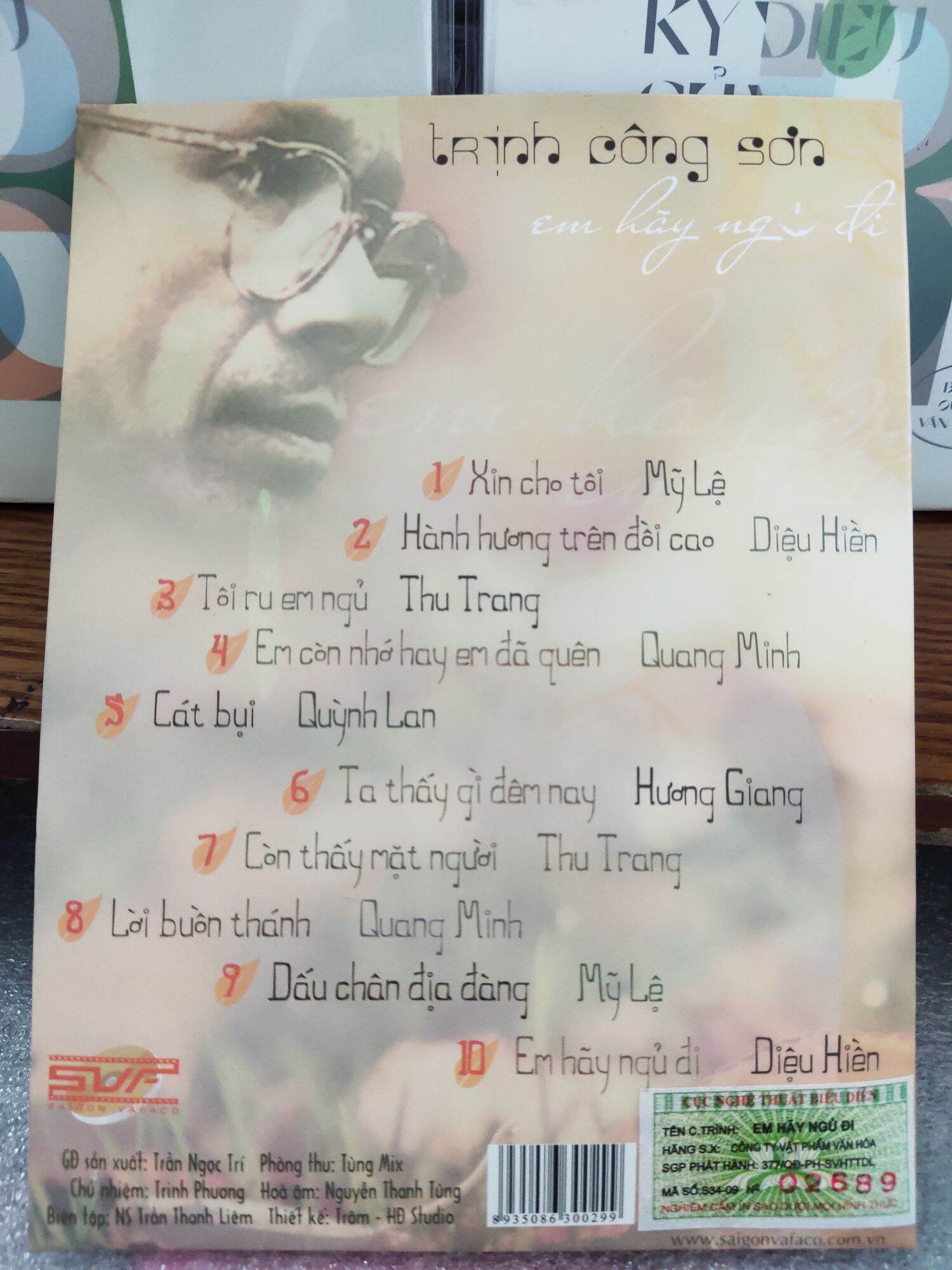 CD - Nhạc Trịnh Công Sơn - Em hãy ngủ đi