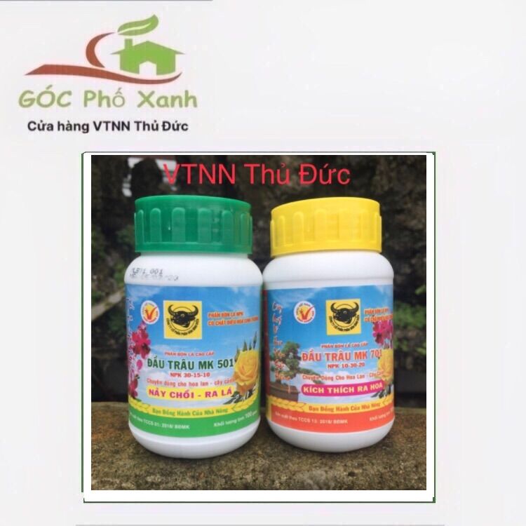 Phân bón lá đầu trâu 701+ 501 (combo 2 hũ)