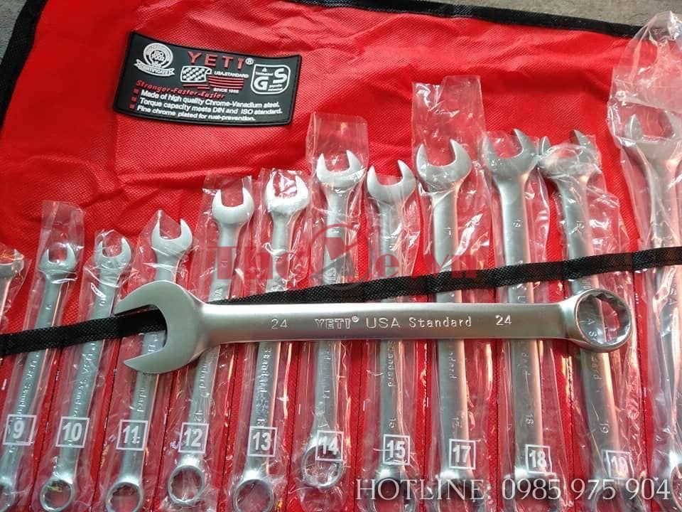Bộ cờ lê 14 chi tiết 8-24 ( khoá vòng miệng)