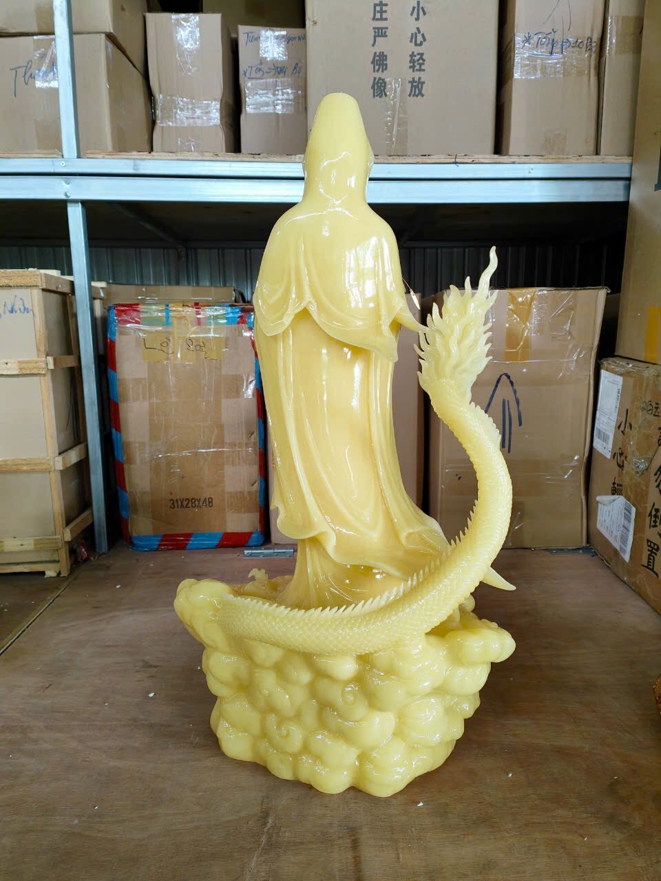 Tượng Quan Âm Nam Hải cao 70cm