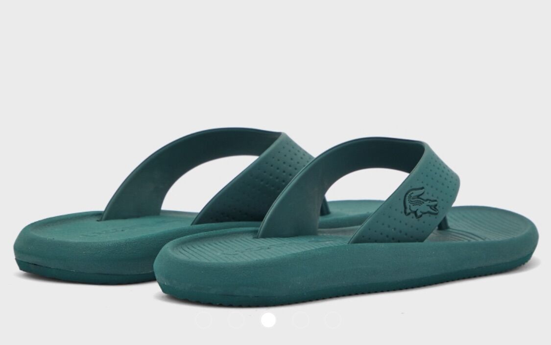 DÉP LACOSTE CROCO SANDAL 220 39CMA0020 ( XANH )