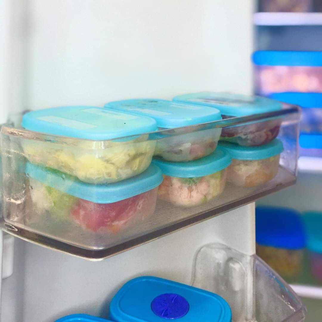 Hộp trữ đông Tupperware Mini Freezermate 140ml - Bảo hành trọn đời - Nhựa nguyên sinh