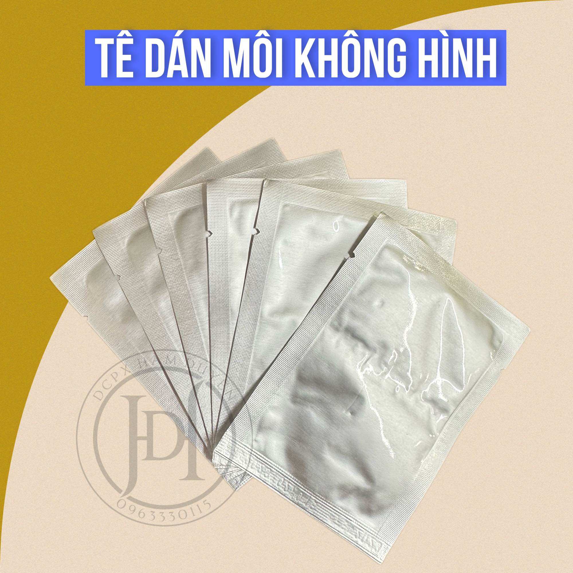 Tê môi không hình, tê dán môi không hình loại 1