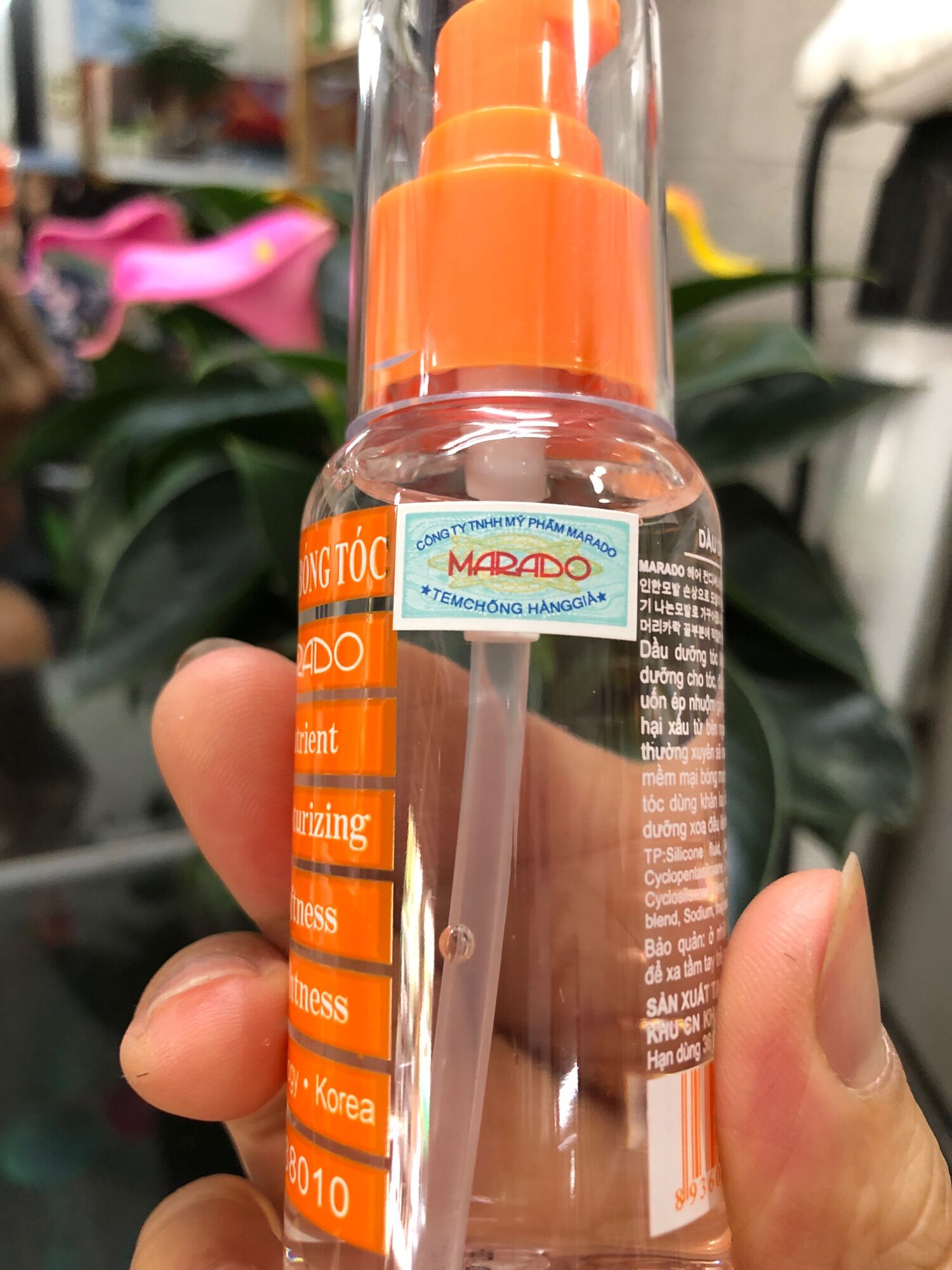 Tinh dầu dưỡng bóng tóc Marado 80ml chính hãng (sl:1lọ)