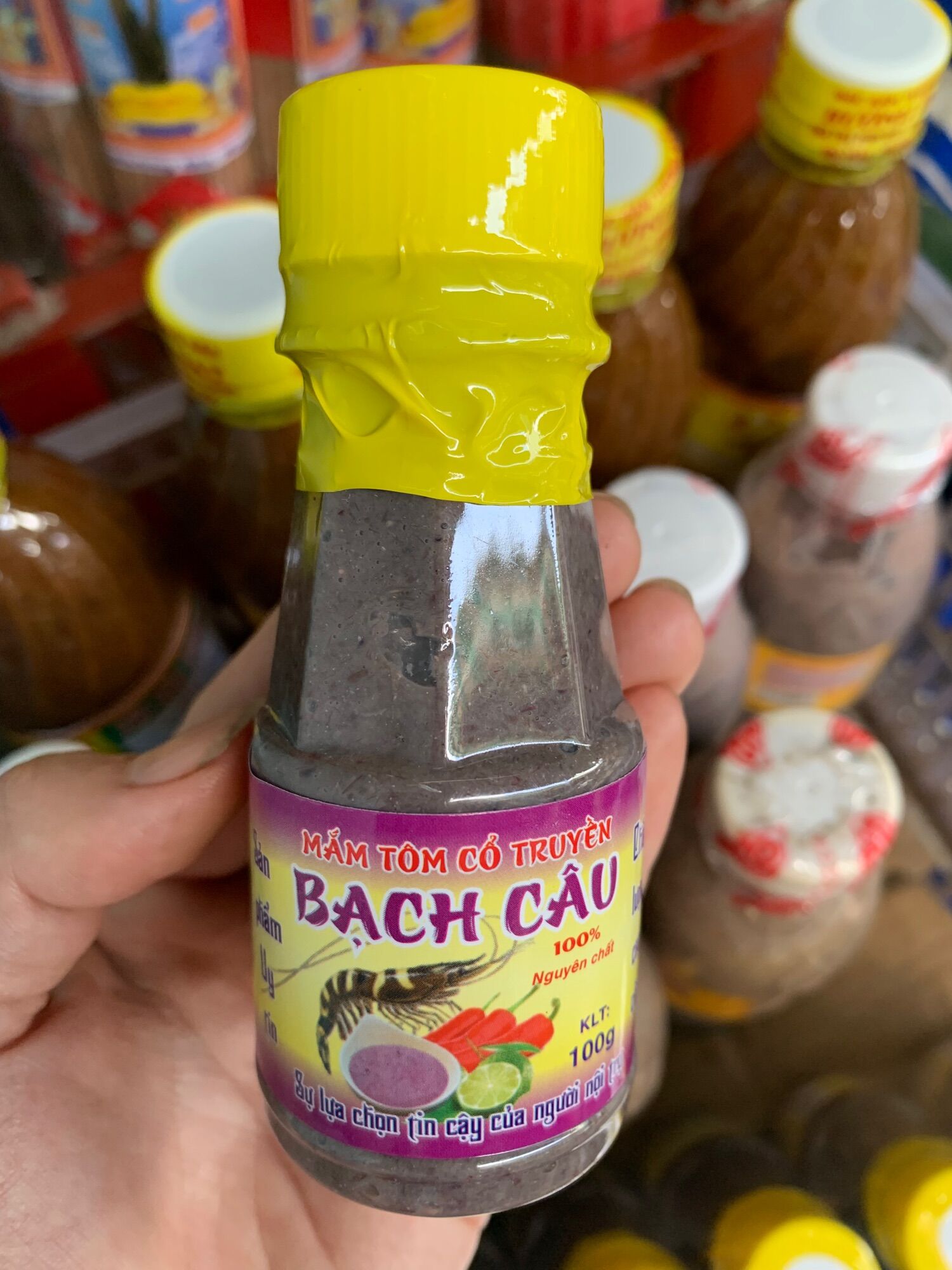 [hcm] Mắm tôm Bạch Câu Thanh Hoá chai 100ml
