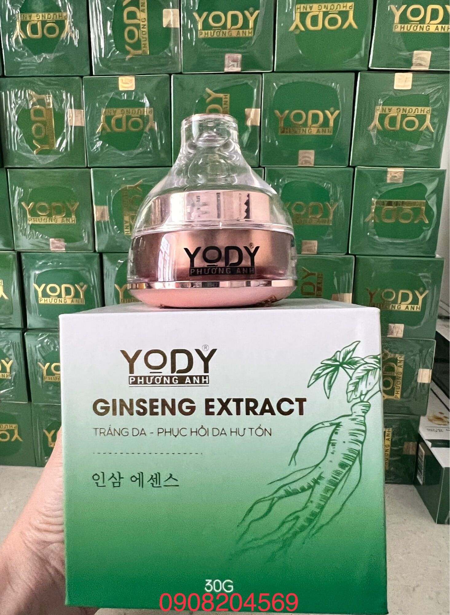 Cao sâm nhung phục hồi da Yody White Phương Anh
