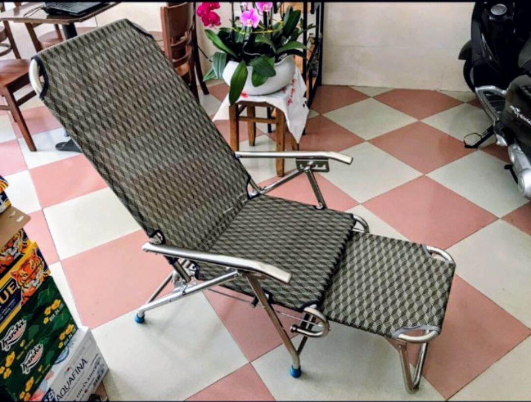 Ghế Bố Xếp Inox 100% ( Hàng Chất Lượng )