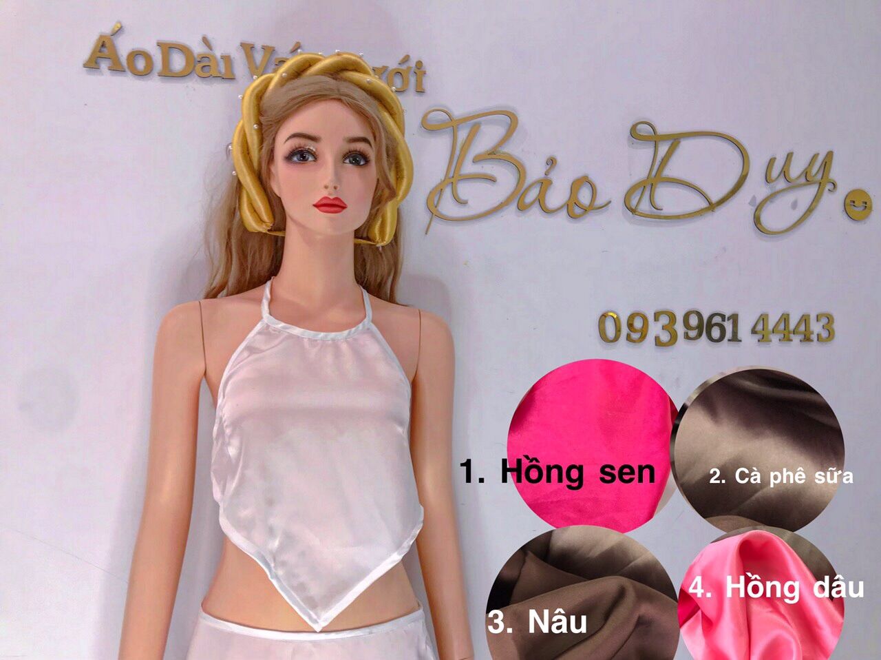 Áo yếm chụp sen nhiều màu