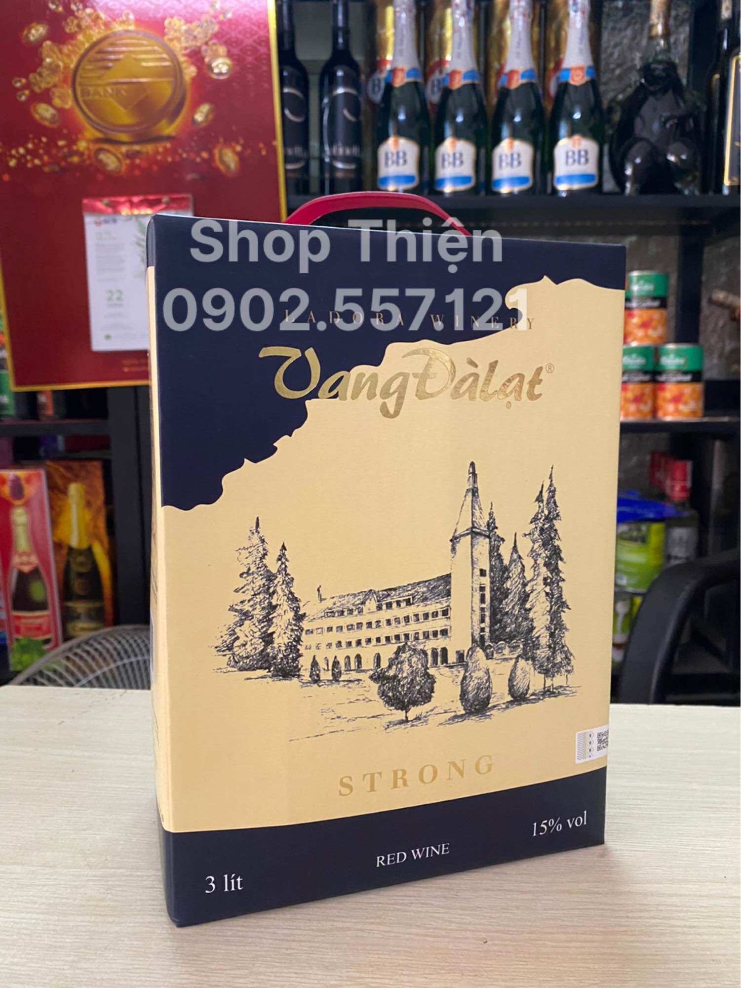 Vang Đà Lạt 3 Lít -Hộp Giấy