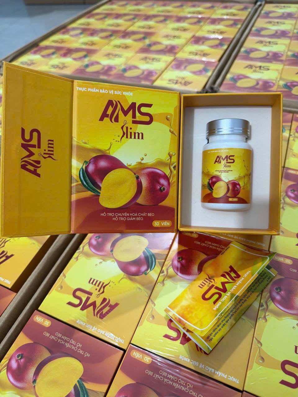{Hàng Mới Nhất} ( Chính Hãng ) Thảo Mộc Giảm Cân AMS SLIM Hổ Trợ Kiểm Soát Cân Nặng,Giảm Béo, Giảm Cân 3 - 6 kg ,An Toàn Hiệu Quả
