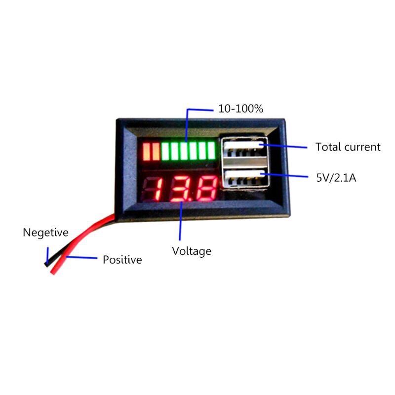 Đồng hồ đo dung lượng pin ac quy 12.6v
