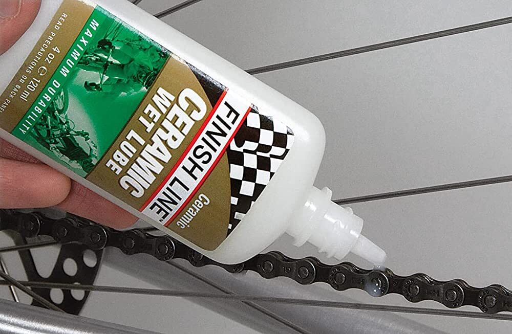 Dầu Tra Sên Xích Xe Đạp CERAMIC WET Finish Line 120ml