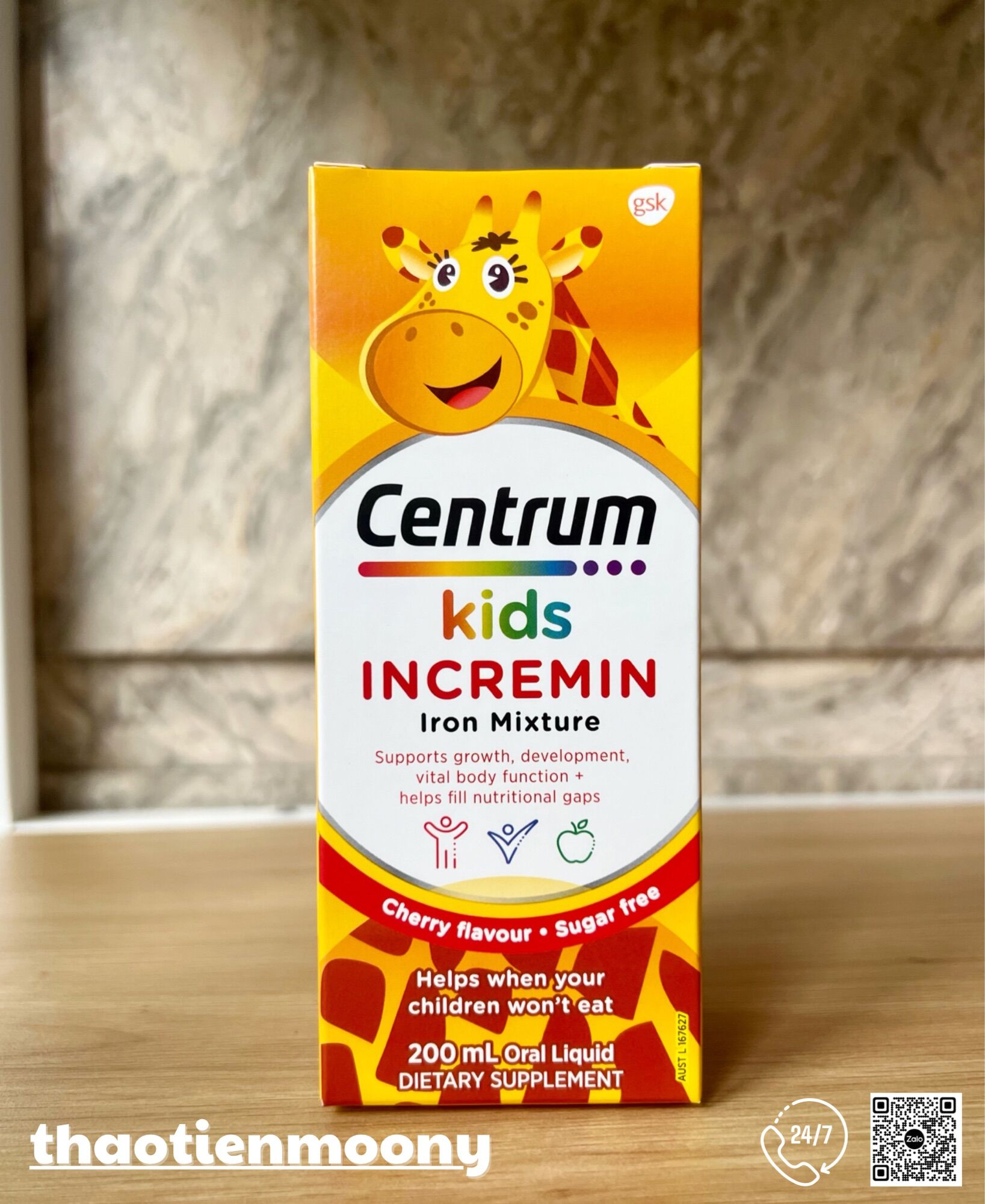 Siro Centrum Kids Úc - Vitamin cho bé biếng ăn