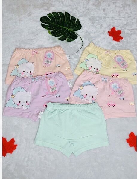 Quần xì đùi cotton lạnh cho bé gái 8-25kg