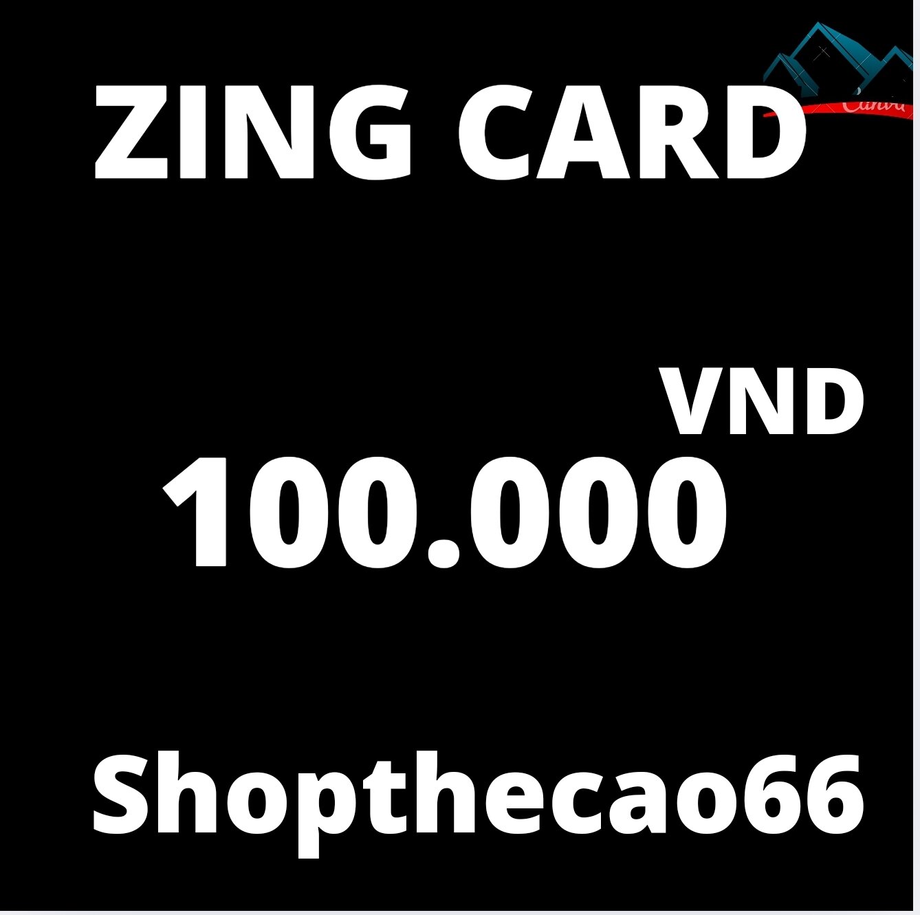 Zing card 100,000 VND