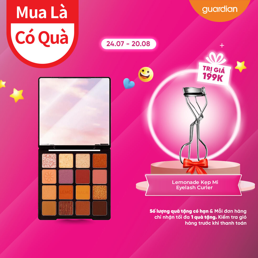 Bảng Mắt Lemonade Aesthetic Eyeshadow Palette 16 Ô 20.8g
