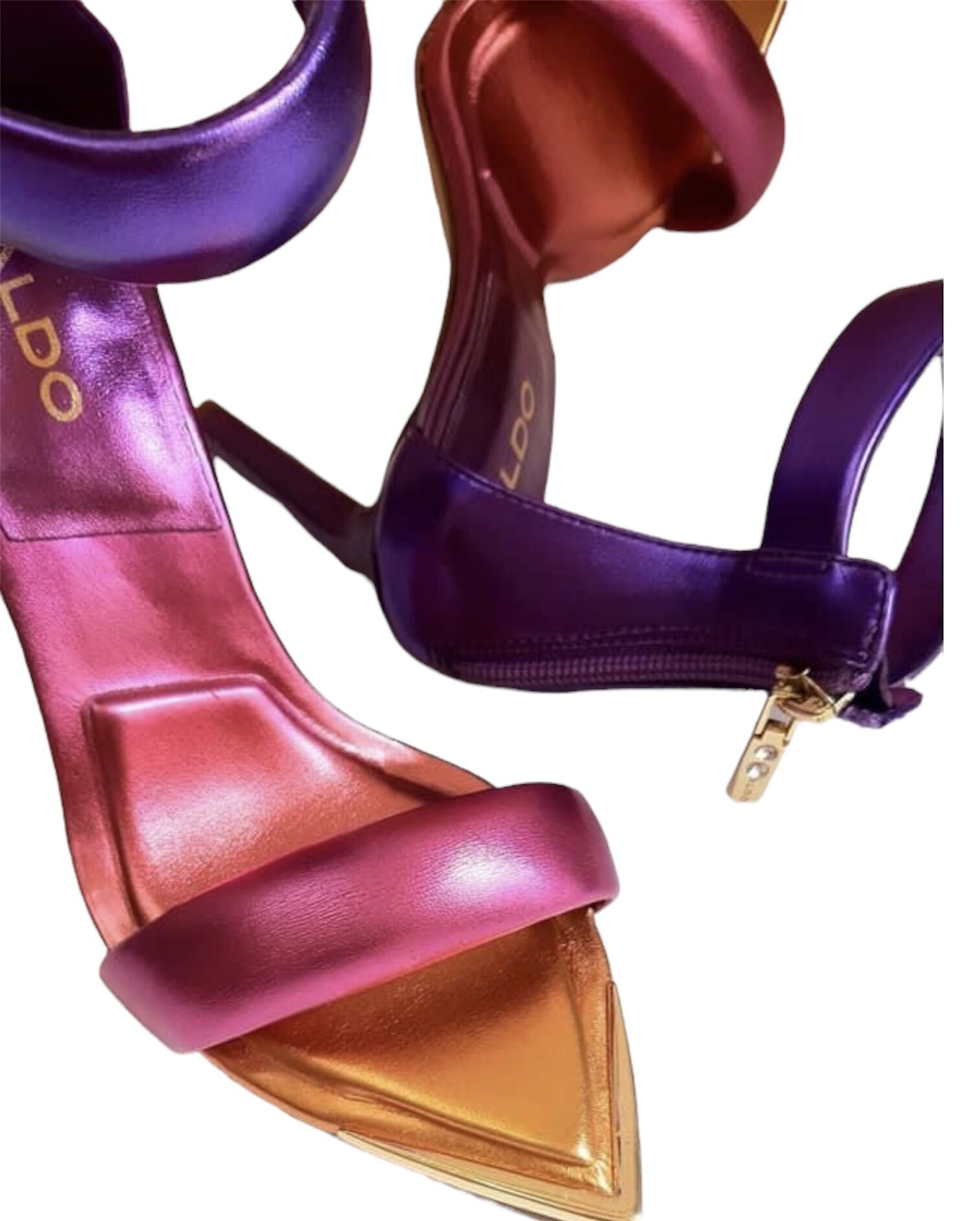 Giày sandal cao gót Aldo chuẩn xuất.