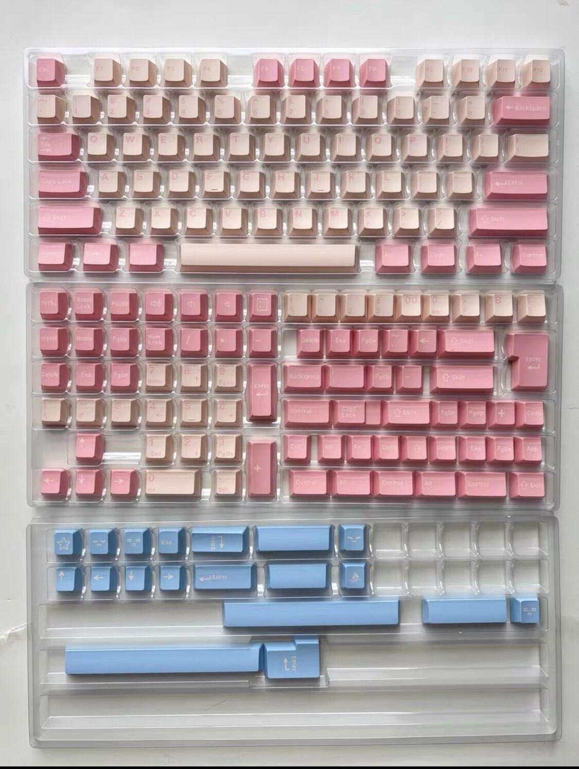 Keycap Aifei Velvet Cake Cherry Profile ABS 2 shot bàn phím cơ - Polabe Store