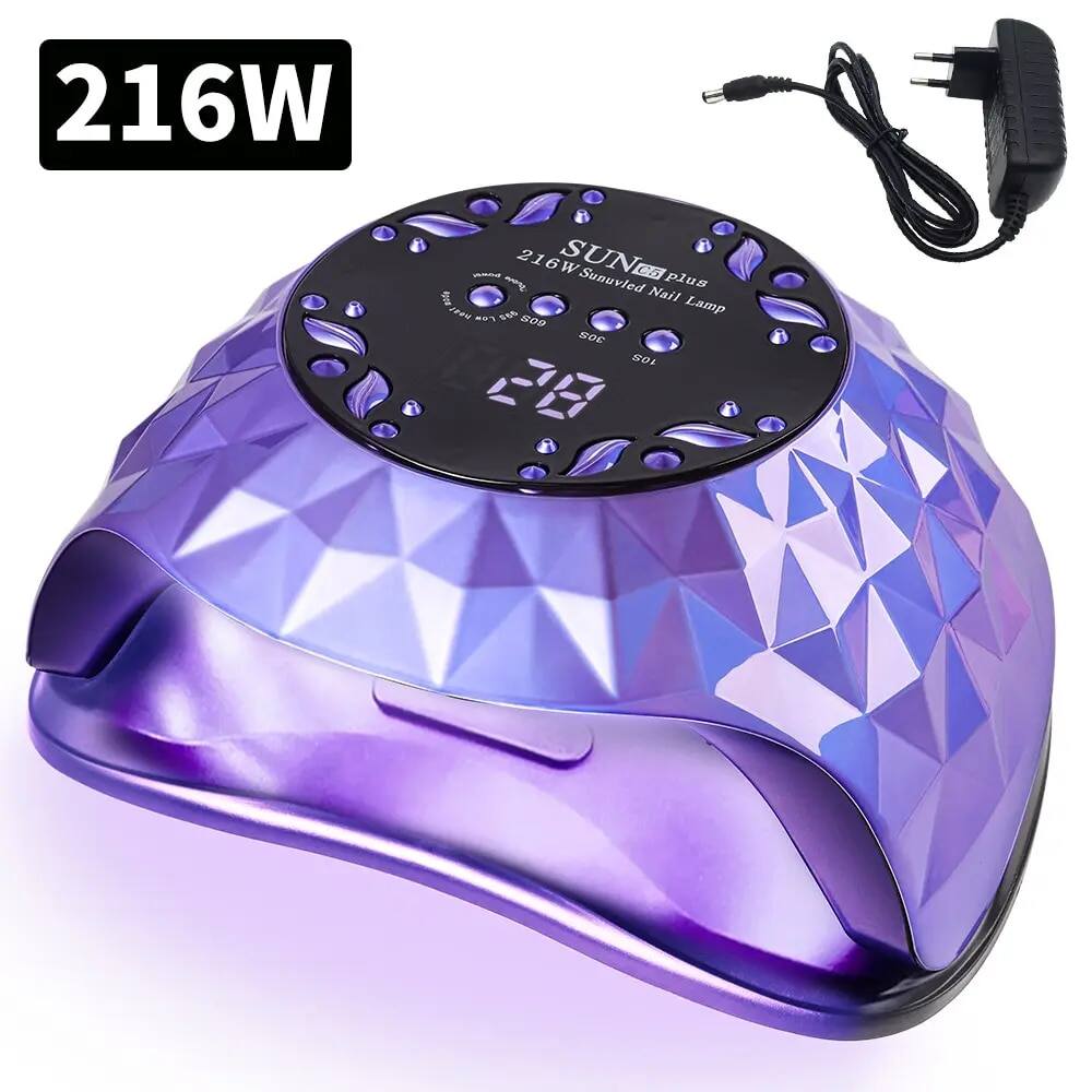 216w uv led máy sấy móng tay chuyên nghiệp dụng cụ làm móng tay với cảm biến chuyển động cho gel sơn móng tay chữa chất liệu abs chạy bằng điện