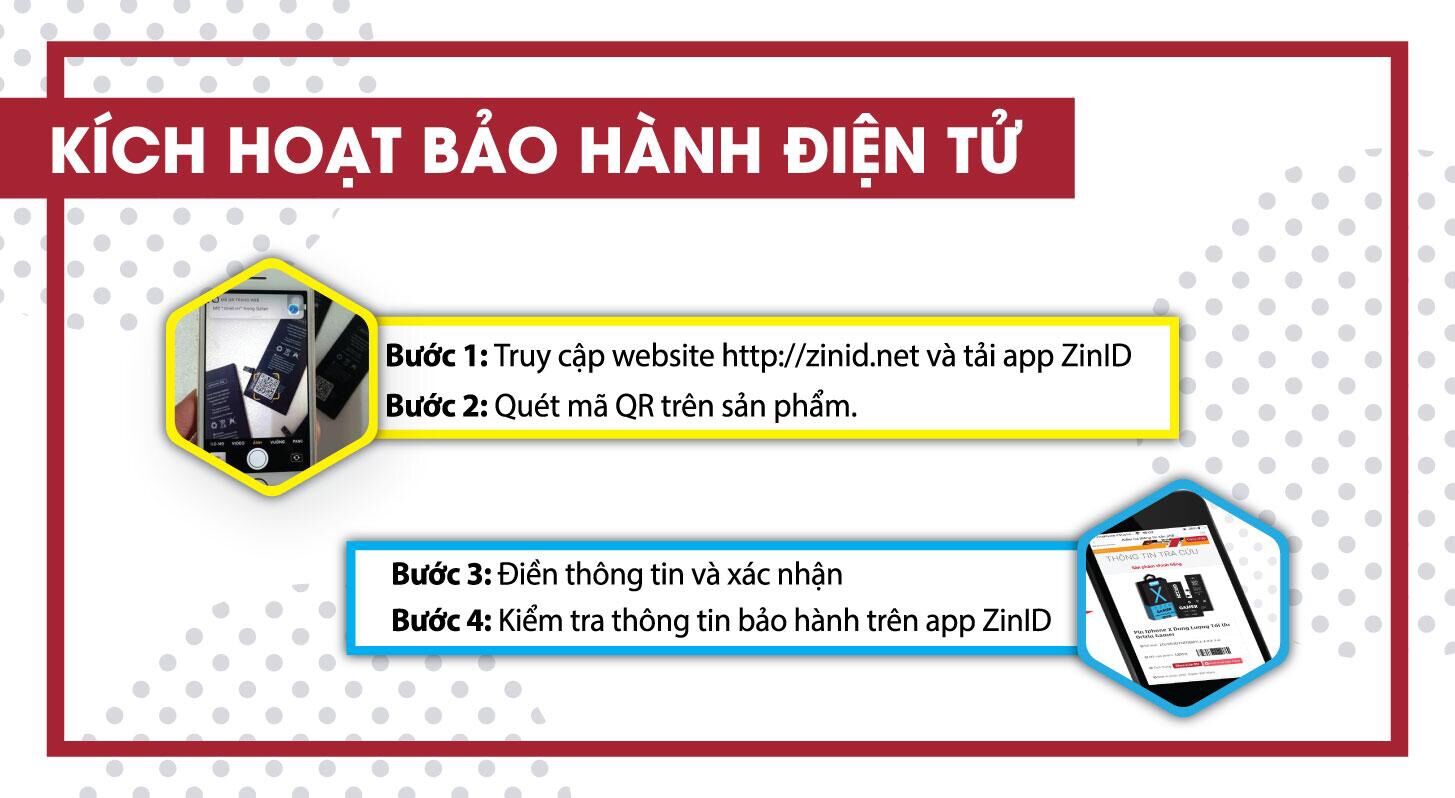 Pin orizin dung lượng cao cho ip7