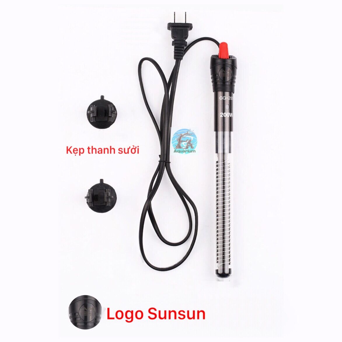 Sưởi ấm bể cá Sunsun 25w|50w|100w|200w|300w