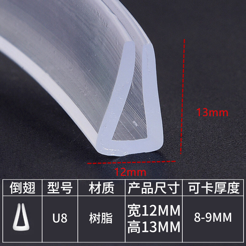 Băng Keo Bảo Vệ Góc Bàn Trà Bằng PVC Mềm Dạng Chữ U Bằng Silicon Trong Suốt Cạnh Bàn Kính Móc Giữ Bảo Vệ Trẻ Em Khỏi Va Chạm Và Cắt Xẻ