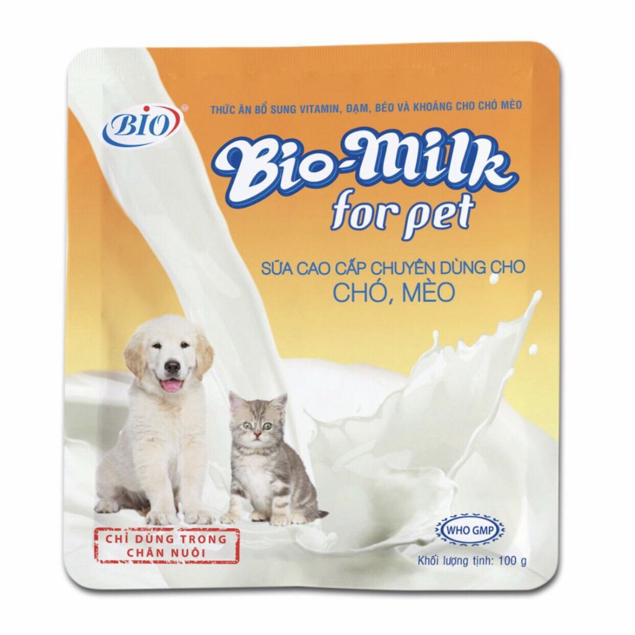 Sữa bột cho chó mèo Bio milk 100g