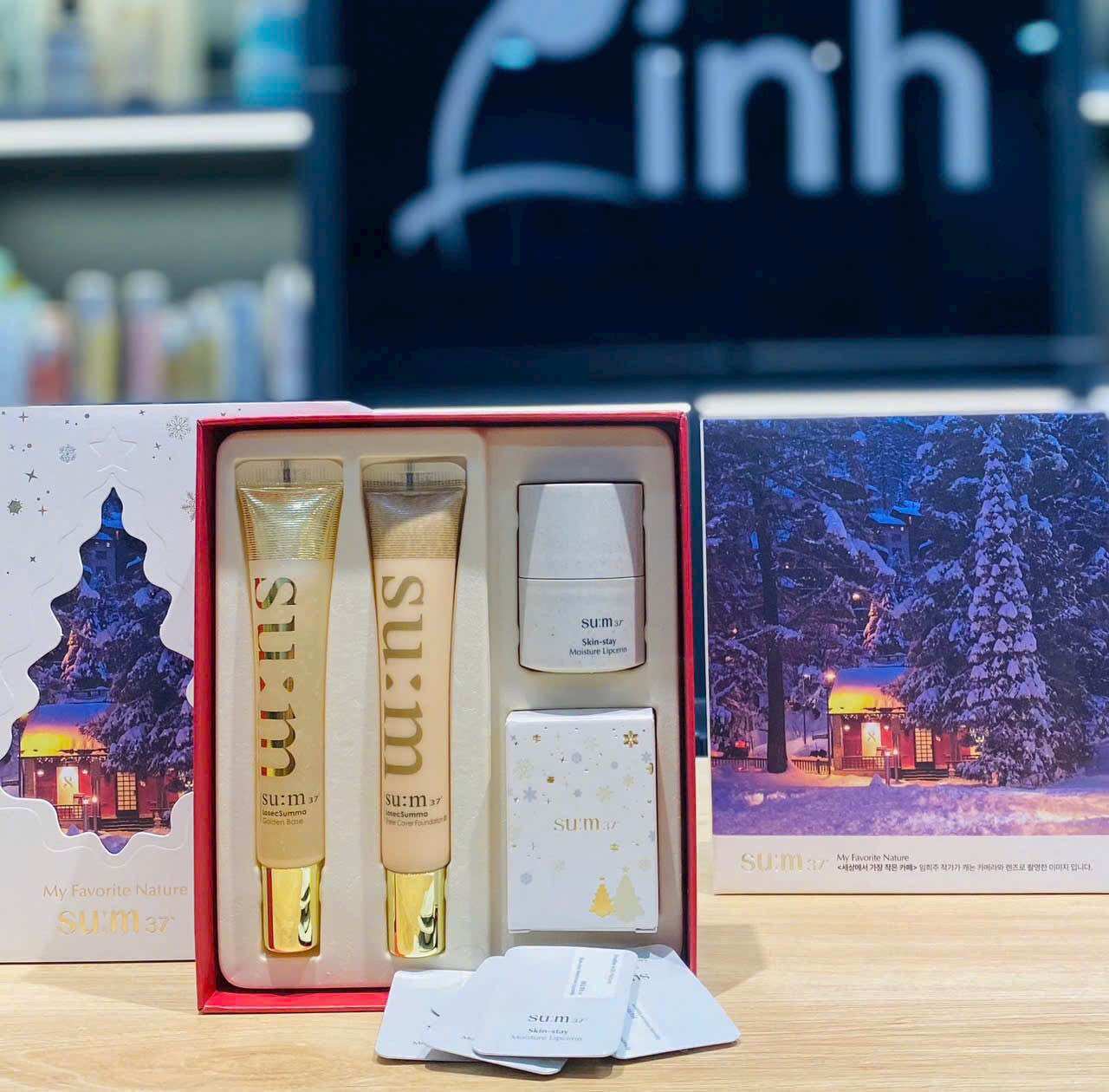 Set Lót Nền Summm Losec Summa Golden - Bản Noel Đặc Sắc