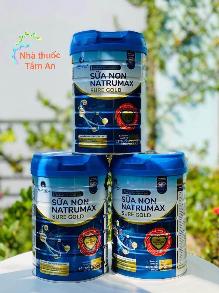 Sữa non natrumax sure gold cho người tiểu đường 800g