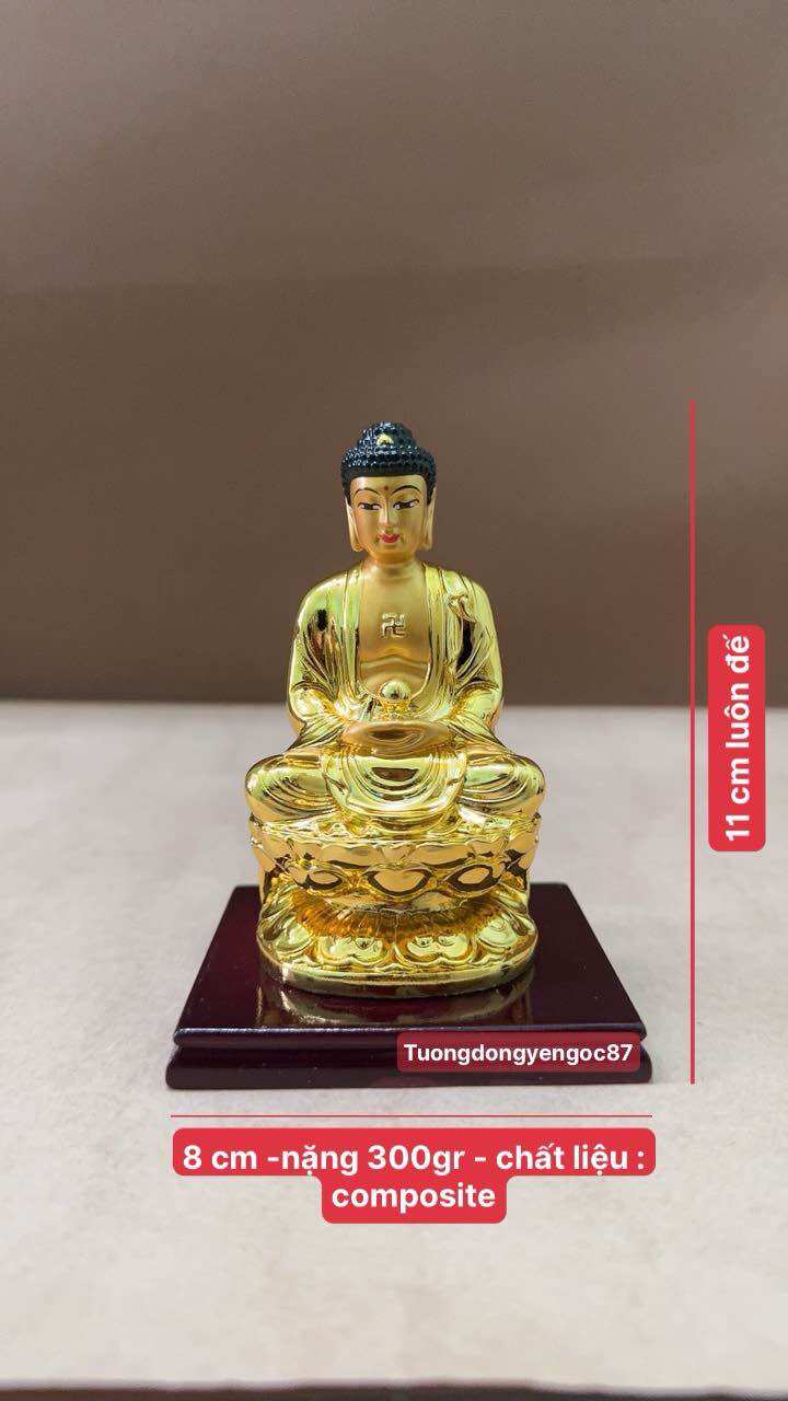 Tượng phật A Di Đà ngồi 11 cm